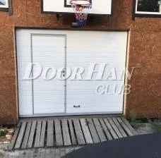 Секционные гаражные ворота с калиткой, фото 12